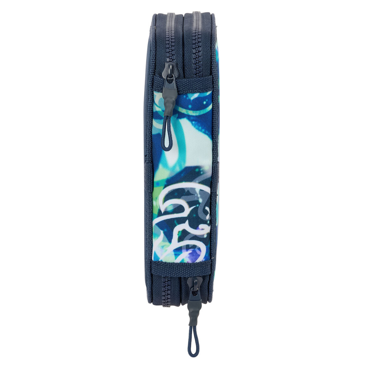 School Case with Accessories El Niño Kook Navy Blue 12,5 x 19,5 x 4 cm 29 Pieces-4