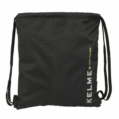 Backpack with Strings Kelme Iron Black 35 x 40 x 1 cm-0
