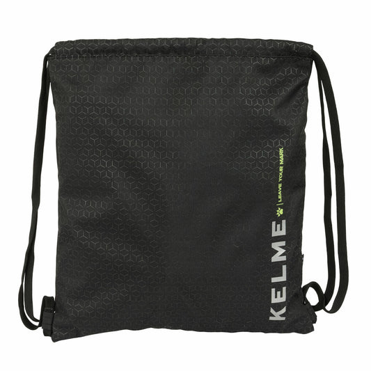 Backpack with Strings Kelme Iron Black 35 x 40 x 1 cm-0