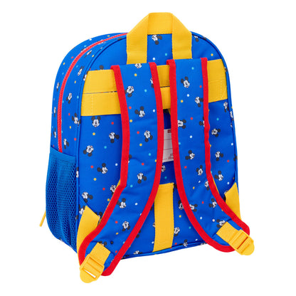 School Bag Mickey Mouse Clubhouse Good day Blue 28 x 34 x 10 cm-2
