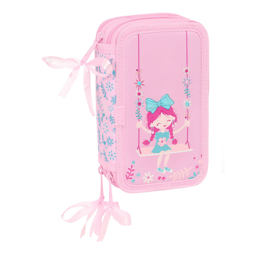 School Case with Accessories Glow Lab Swing Multicolour 12,5 x 19,5 x 5,5 cm 37 Pieces-0