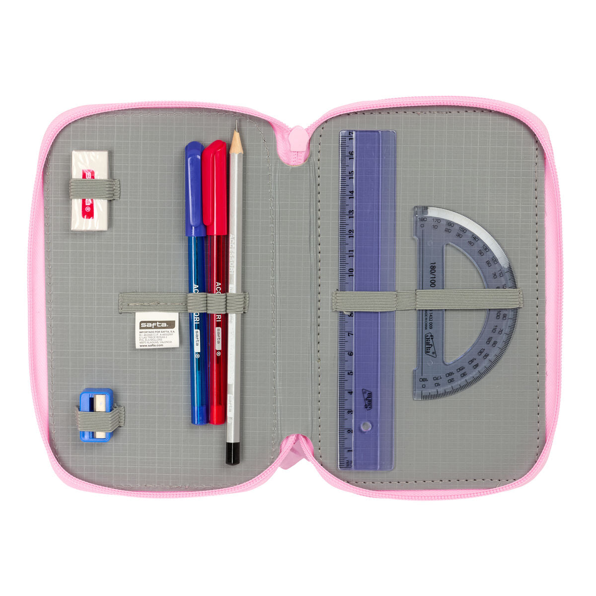 School Case with Accessories Glow Lab Swing Multicolour 12,5 x 19,5 x 5,5 cm 37 Pieces-1
