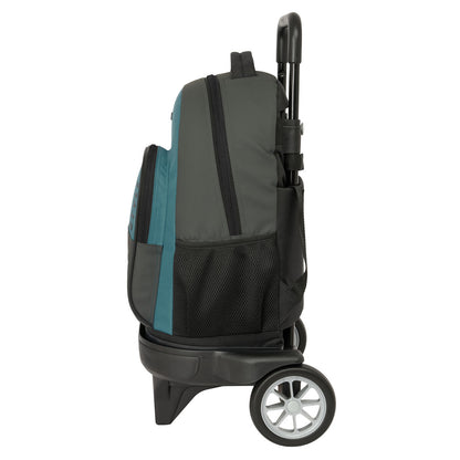 School Rucksack with Wheels Safta Urban style Blue Grey 33 x 45 x 22 cm-1