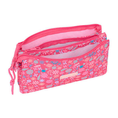 Triple Carry-all Safta Feeling Pink 22 x 12 x 3 cm-2