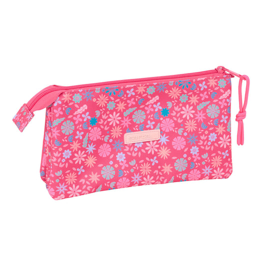 Triple Carry-all Safta Feeling Pink 22 x 12 x 3 cm-1