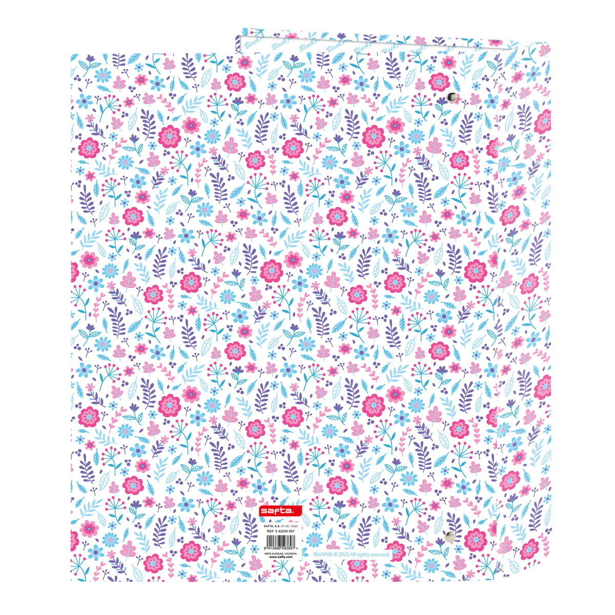 Ring binder BlackFit8 Cool Multicolour A4 27 x 33 x 6 cm-1