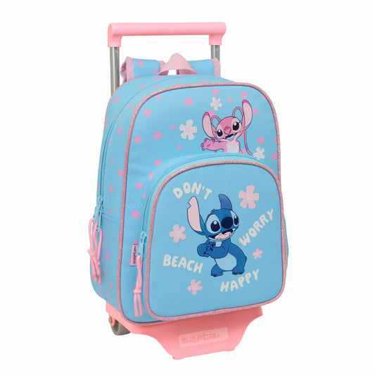 School Bag Lilo & Stitch Happy Sky blue 26 x 11 x 67 cm 26 x 34 x 11 cm-0
