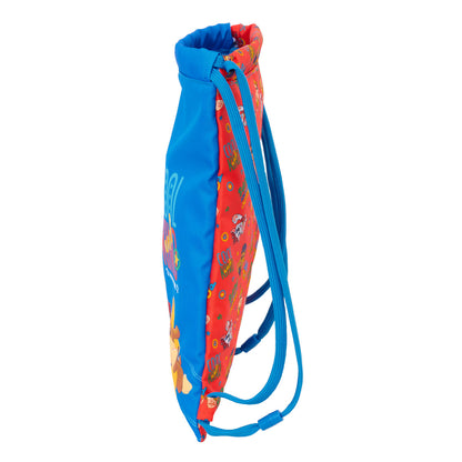 Backpack with Strings The Paw Patrol Cool Blue Red 26 x 34 x 1 cm-3