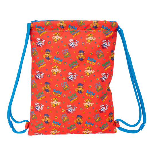 Backpack with Strings The Paw Patrol Cool Blue Red 26 x 34 x 1 cm-1