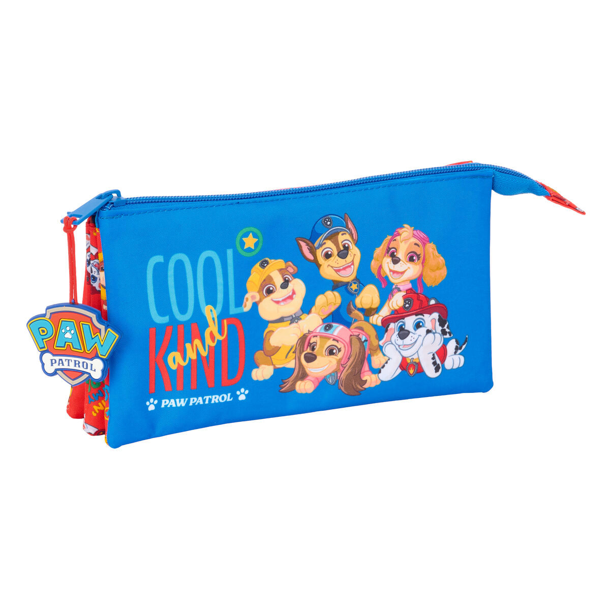 Triple Carry-all The Paw Patrol Cool Blue Red 22 x 12 x 3 cm-0