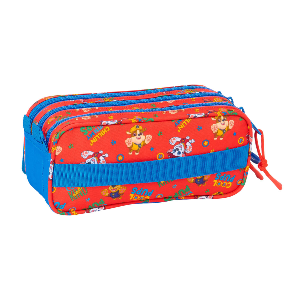 Triple Carry-all The Paw Patrol Cool Blue Red 21,5 x 10 x 8 cm-2