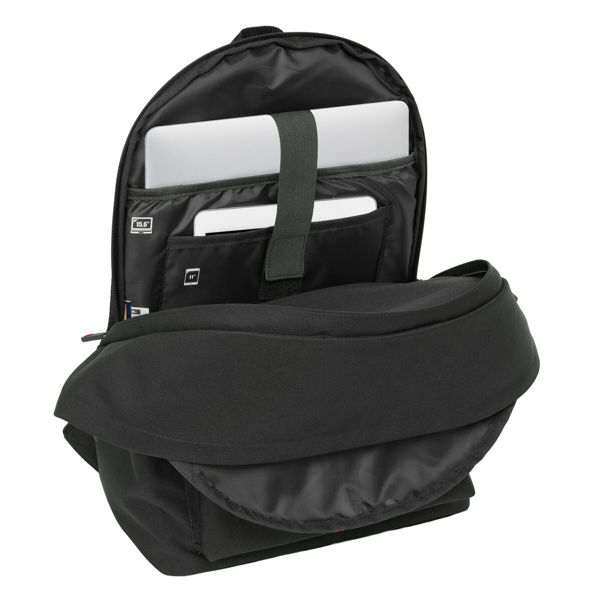 School Bag El Ganso +usb el ganso basics Black 31 x 44 x 18 cm-2