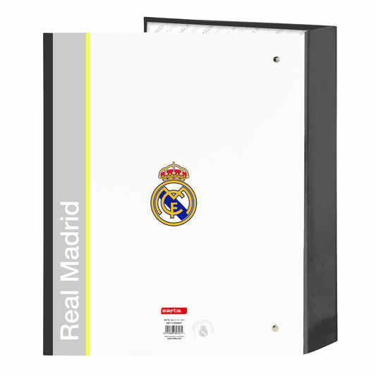 Ring binder Real Madrid C.F. White A4 27 x 33 x 6 cm-1