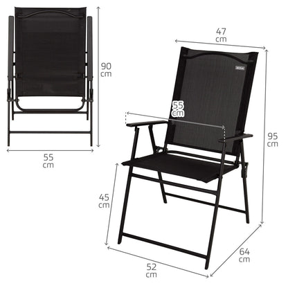 Folding Chair Aktive 47 x 95 x 64 cm-3