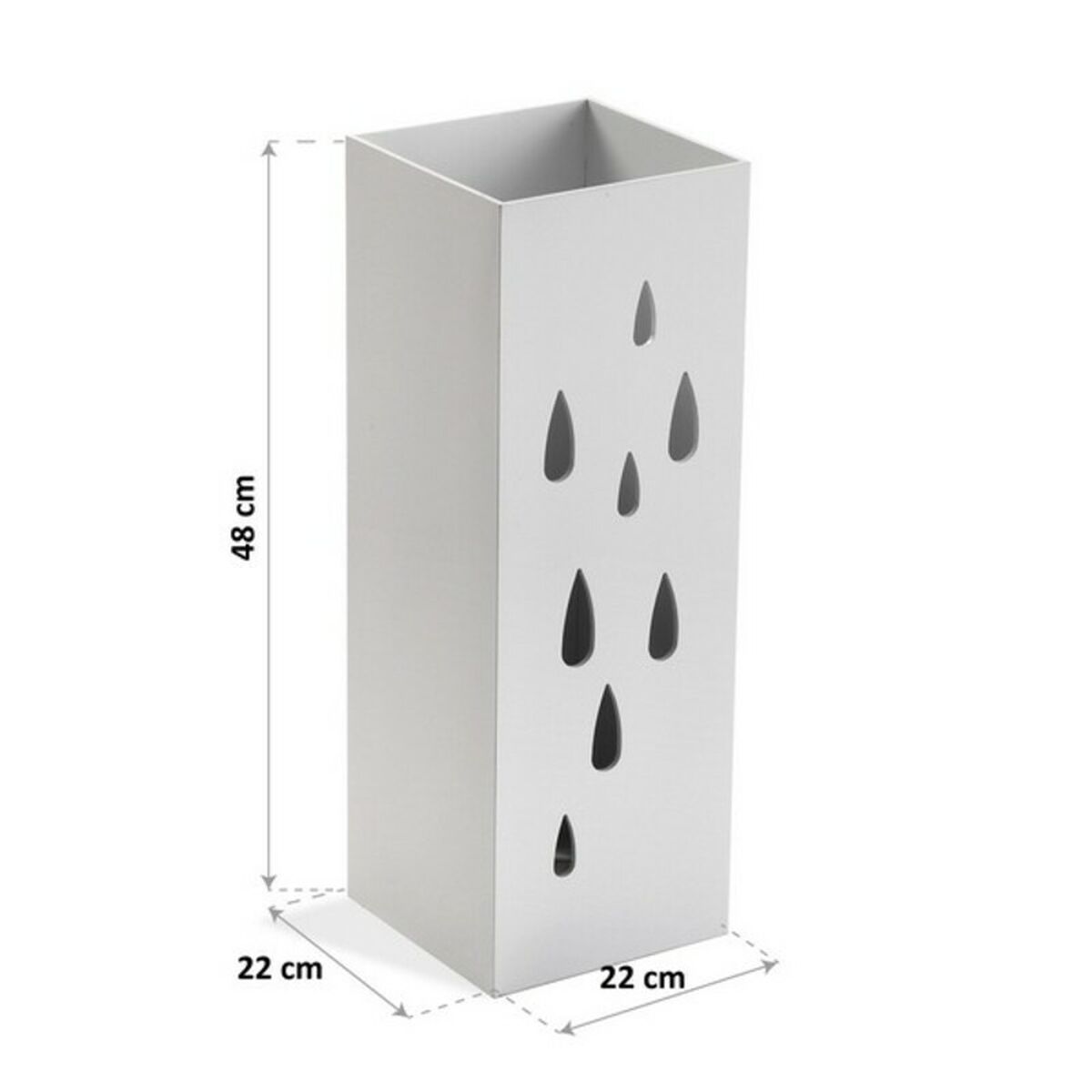 Umbrella stand Drops MDF Wood (22 x 48 x 22 cm)-1