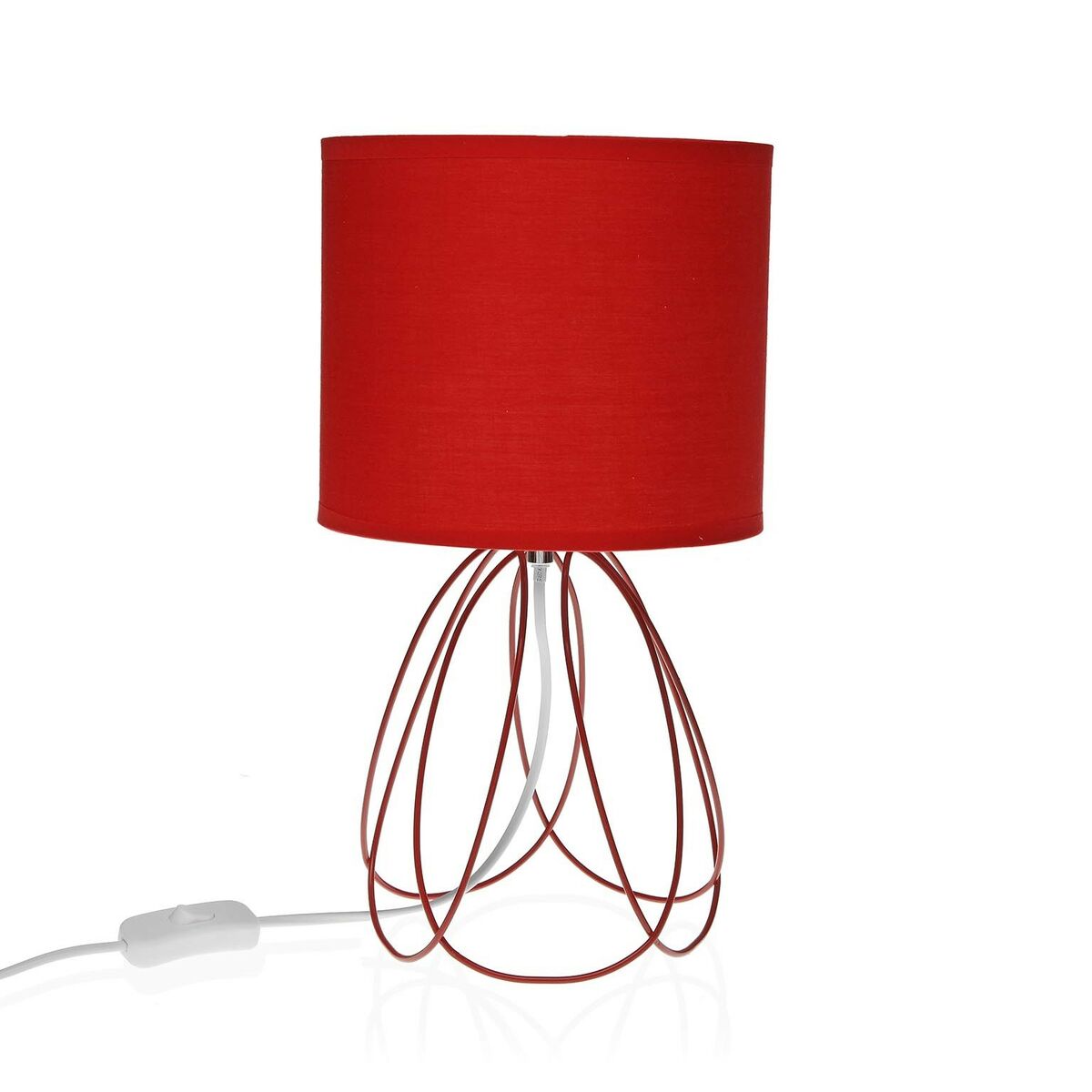 Desk lamp Versa Mila Red 20 x 36 cm Metal-0
