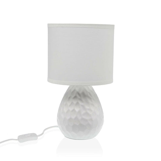 Desk lamp Versa White Ceramic 40 W 15,5 x 27,5 cm-0