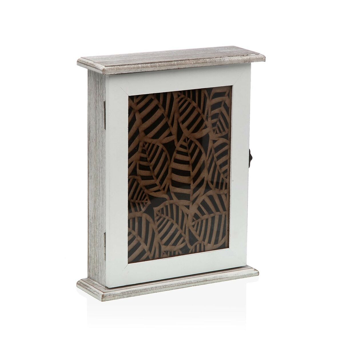 Key cupboard Versa White Sheets MDF Wood 6 x 25 x 19,5 cm-0