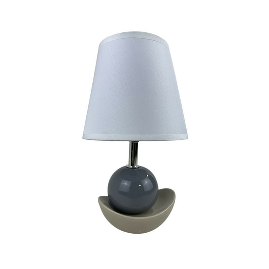 Desk lamp Versa Noela Grey Ceramic 15 x 25 x 12 cm-0