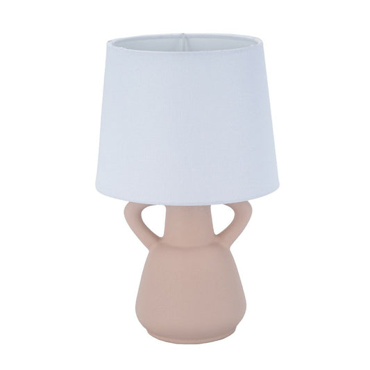 Desk lamp Versa Linen Ceramic 18 x 29 cm-0