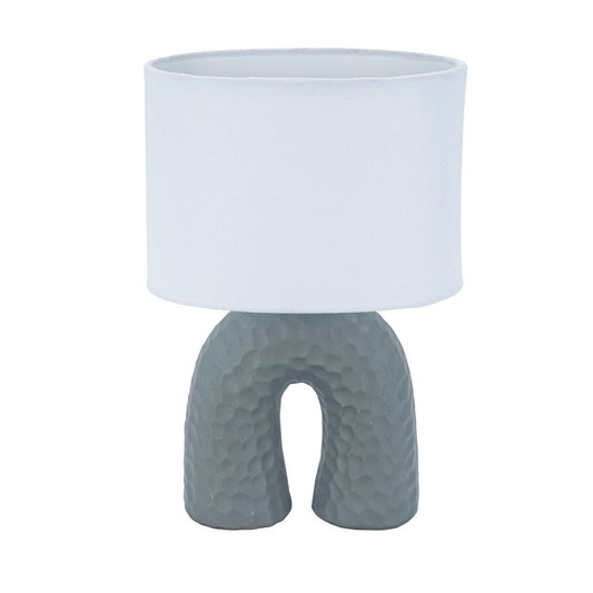 Desk lamp Versa Grey Ceramic 18 x 28 cm-0