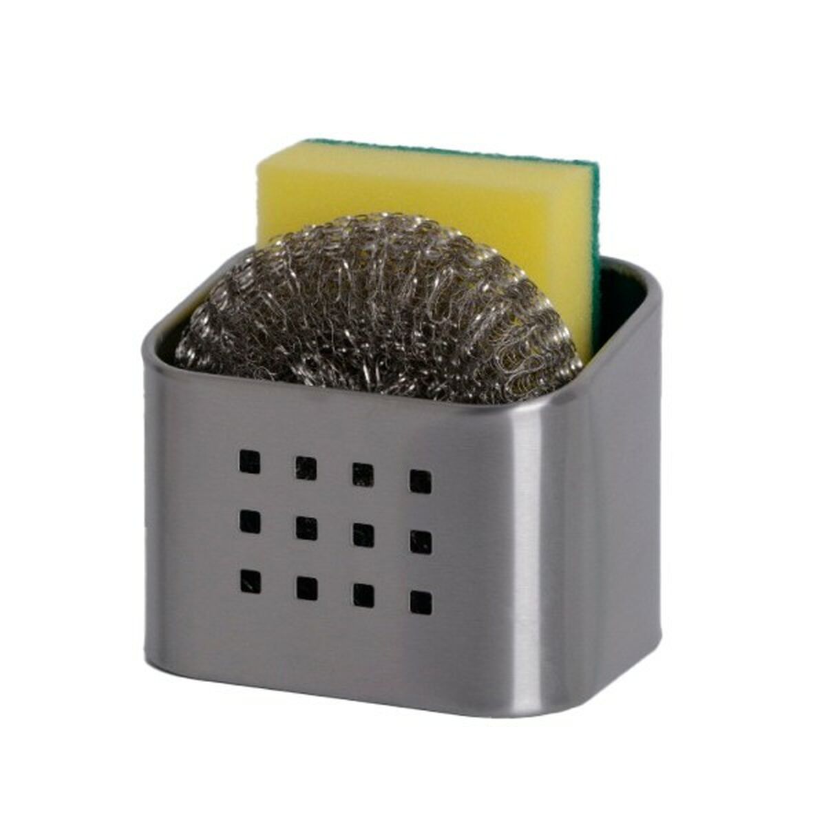 Kitchen Sink Tidy Versa Steel 8 x 8 x 10,5 cm-0