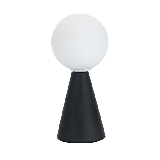 Desk lamp Versa Black Ceramic Crystal 40 W 10 x 22,5 cm Prism-0