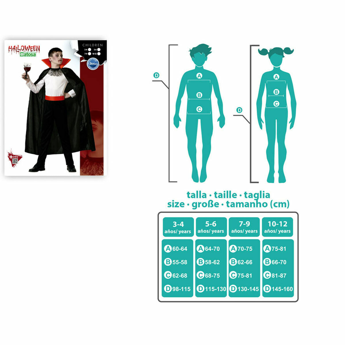 Costume for Children Vampire Kids-5