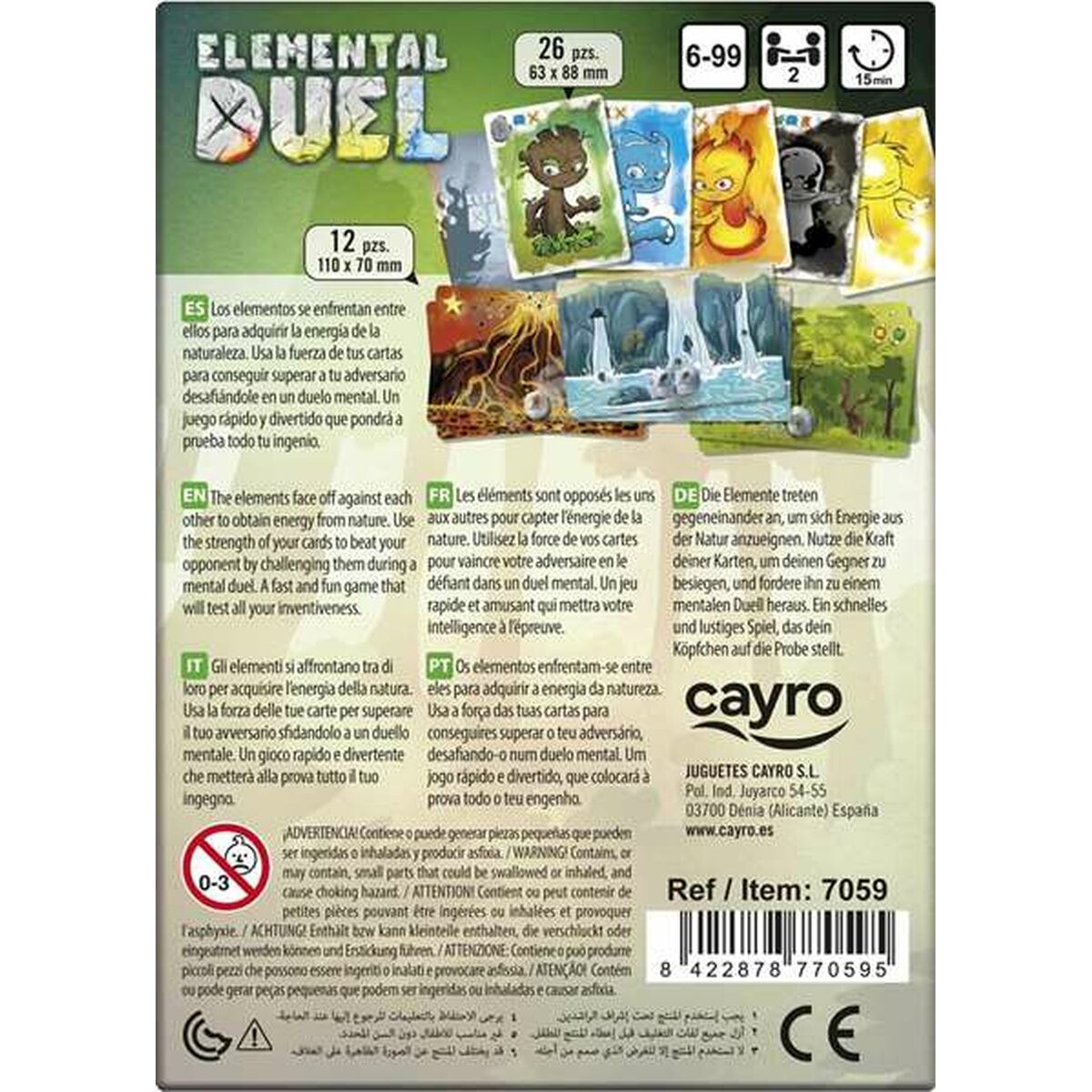 Board game Cayro Elemental Duel-2