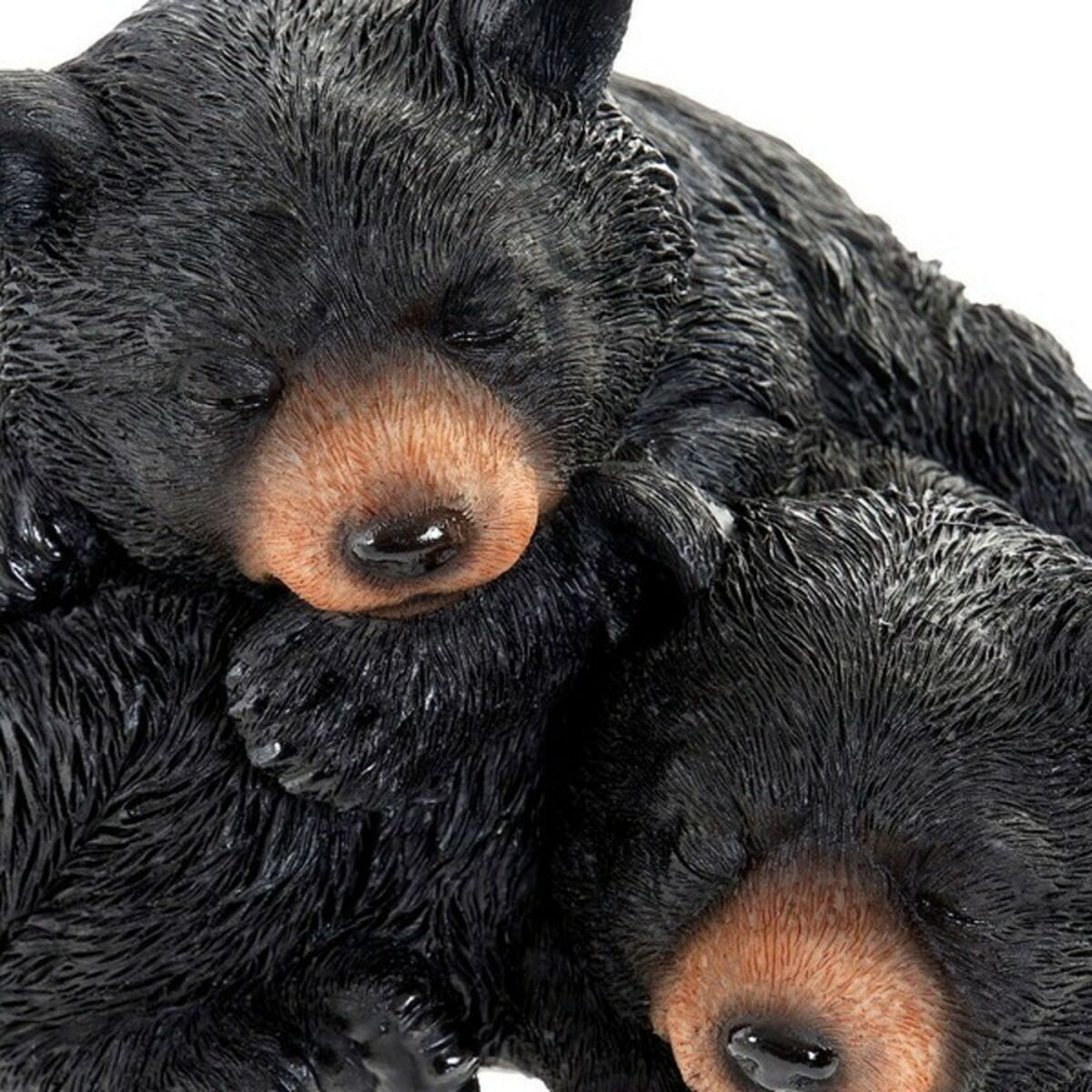 Decorative Figure DKD Home Decor White Black 14,5 x 14,5 x 11 cm Resin (2 Units)-1