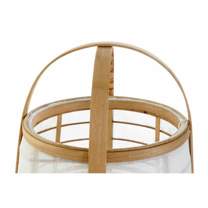 Desk lamp DKD Home Decor White Natural Bamboo 40 W 220 V 32 x 32 x 45,5 cm-3