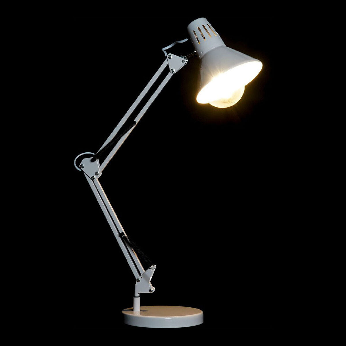 Desk lamp DKD Home Decor White Metal (22 x 39 x 69 cm)-4