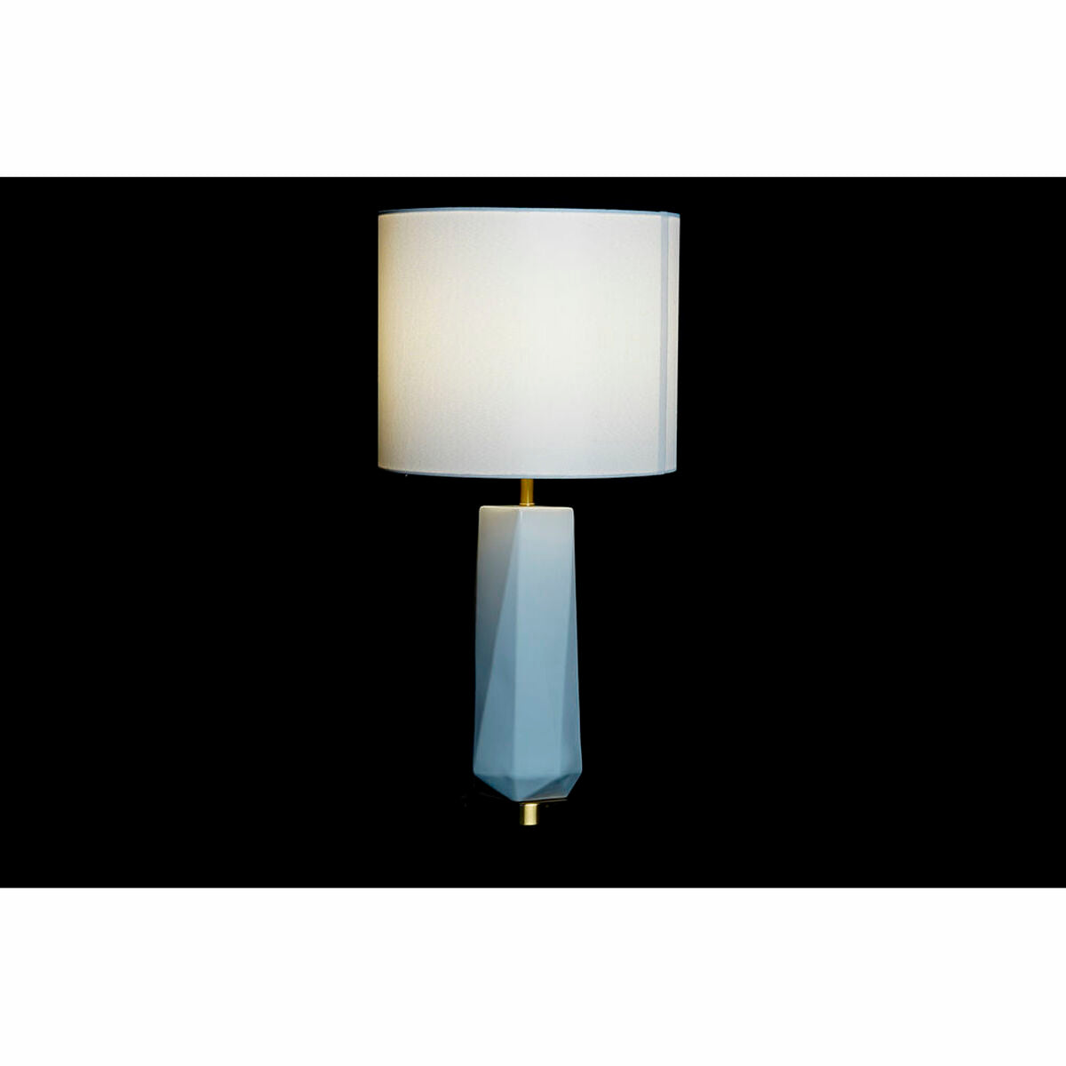 Desk lamp DKD Home Decor 8424001847242 33 x 33 x 67 cm Ceramic Golden Metal White 220 V 50 W-1