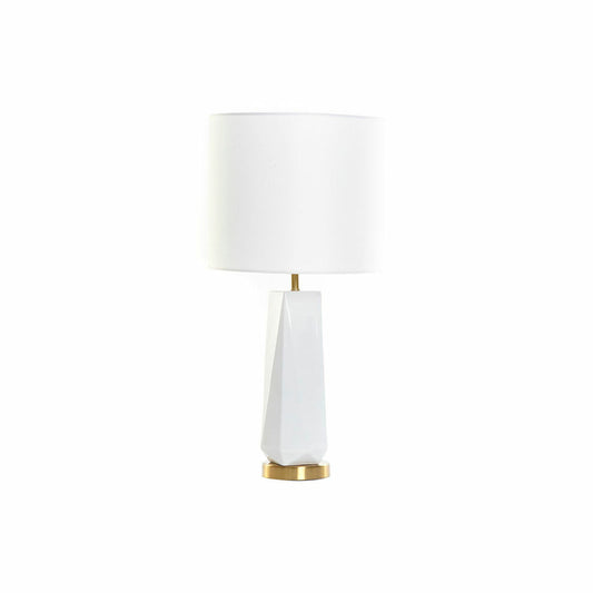 Desk lamp DKD Home Decor 8424001847242 33 x 33 x 67 cm Ceramic Golden Metal White 220 V 50 W-0