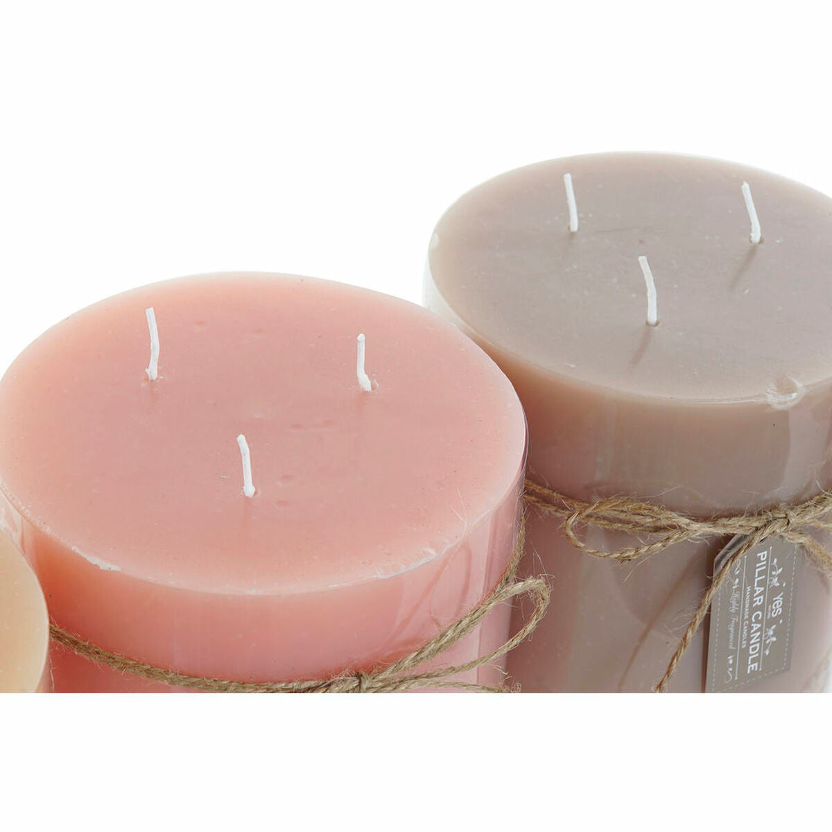 Candle DKD Home Decor (3 pcs) (12 x 12 x 12 cm)-2