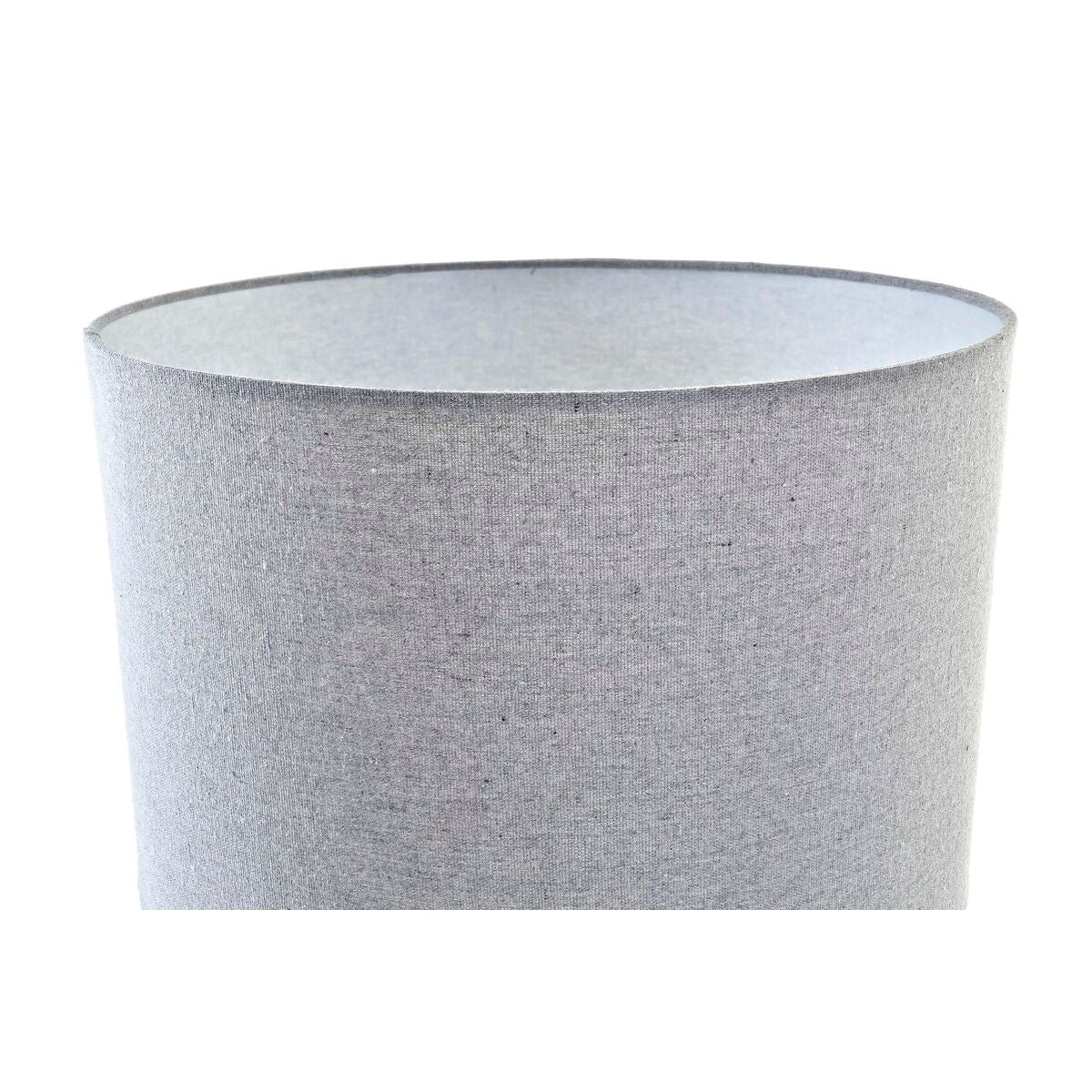 Desk lamp DKD Home Decor Canvas Ceramic Grey White (38 x 38 x 58 cm)-4