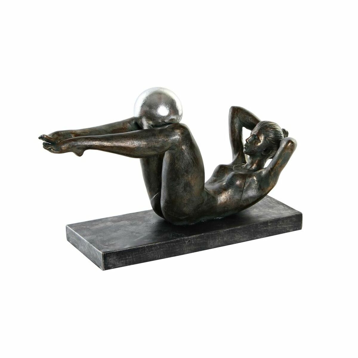 Decorative Figure DKD Home Decor Copper Resin (29.5 x 13.5 x 17 cm)-0
