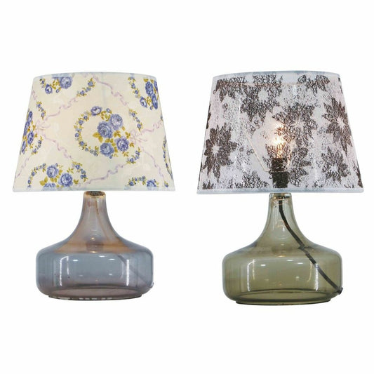 Desk lamp DKD Home Decor 28 x 28 x 40,5 cm Crystal Multicolour 220 V 50 W (2 Units)-0