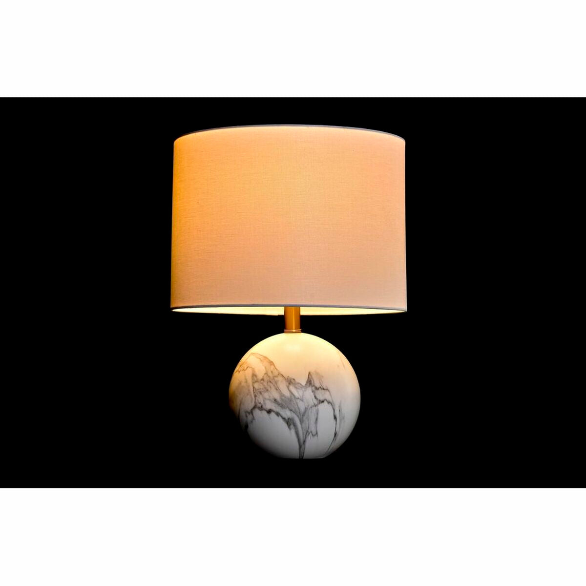 Desk lamp DKD Home Decor White Golden Metal 50 W 220 V 36 x 36 x 52 cm-3