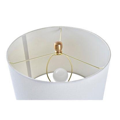 Desk lamp DKD Home Decor White Golden Metal 50 W 220 V 36 x 36 x 52 cm-1