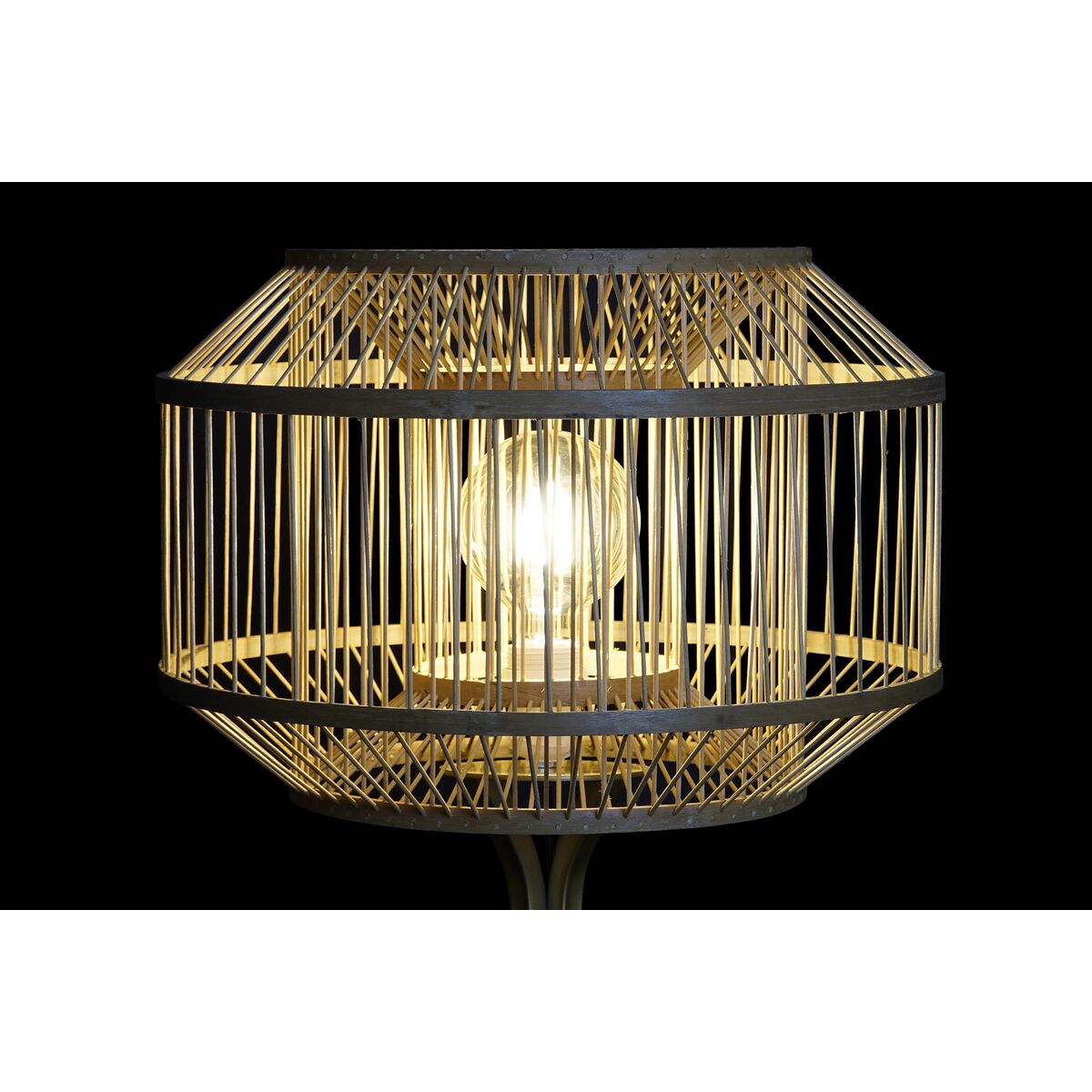 Lamp Shade DKD Home Decor Natural Bamboo 40 x 40 x 28 cm-1