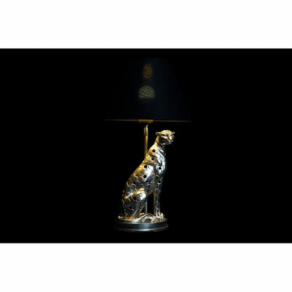 Desk lamp DKD Home Decor Silver Black Golden 26 x 26 x 46 cm Resin 220 V 50 W (2 Units)-3