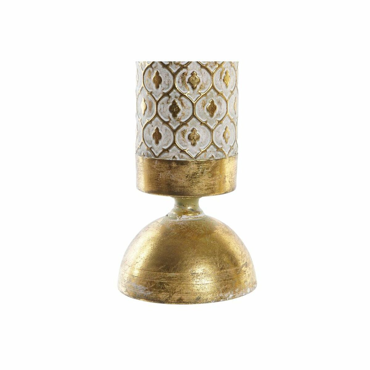 Candleholder DKD Home Decor Golden Metal (11 x 11 x 41 cm) (2 unidades)-1