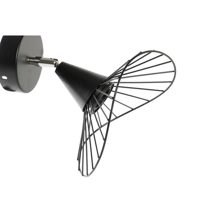 Wall Lamp DKD Home Decor Black Metal 50 W 220 V Urban 21 x 22 x 22 cm-3