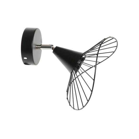 Wall Lamp DKD Home Decor Black Metal 50 W 220 V Urban 21 x 22 x 22 cm-0