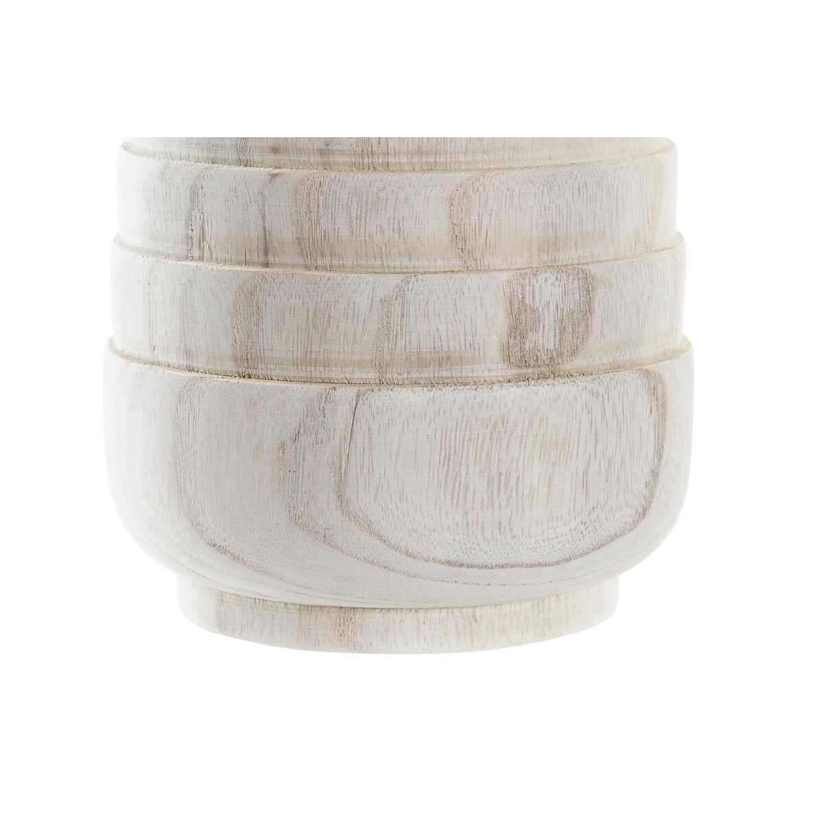 Planter DKD Home Decor Brown Natural Squared Boho 17 x 17 x 16 cm-2