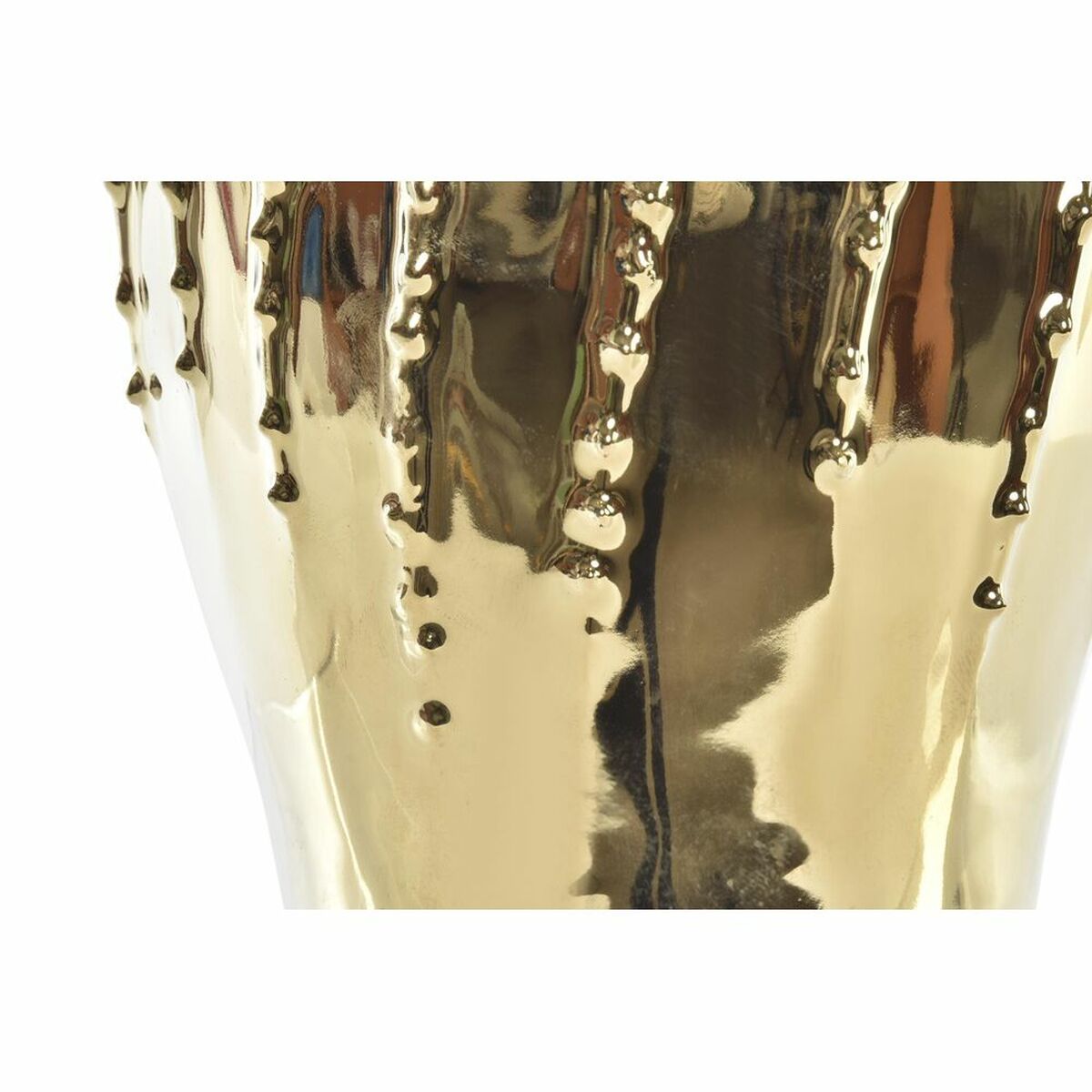Vase DKD Home Decor Porcelain Golden Modern (18 x 18 x 23 cm)-1