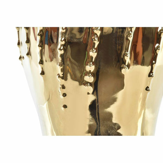 Vase DKD Home Decor Porcelain Golden Modern (18 x 18 x 23 cm)-1