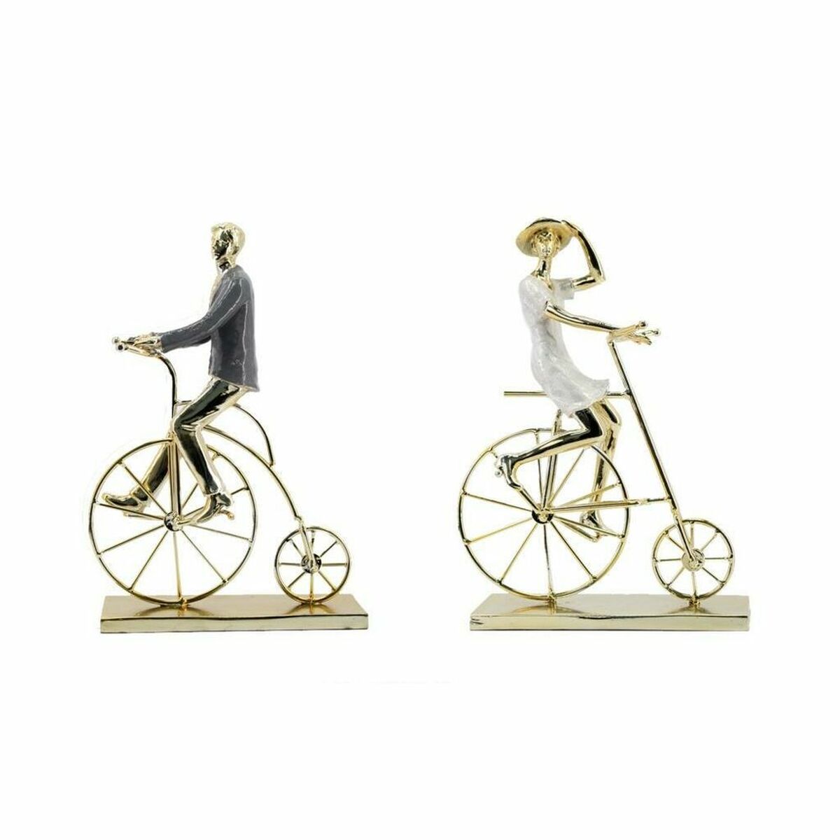 Decorative Figure DKD Home Decor Metal Aluminium Resin (22,5 x 11 x 33,5 cm) (2 Units)-0