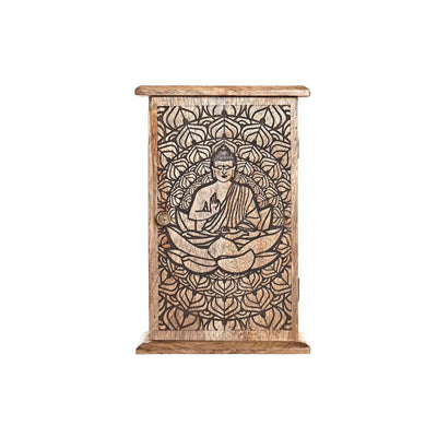 Key cupboard DKD Home Decor Brown Dark brown 18 x 7,5 x 28 cm-0